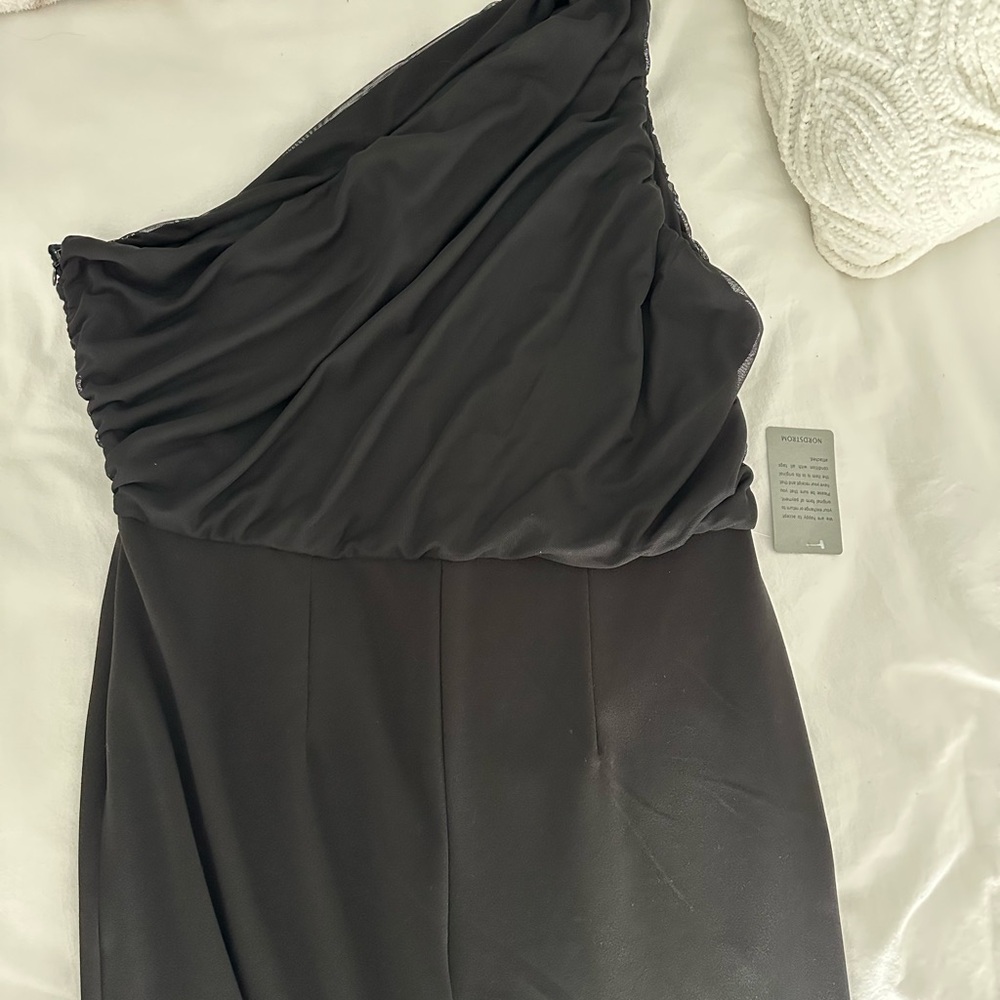 Love By Design Black One-Shoulder Jumpsuit